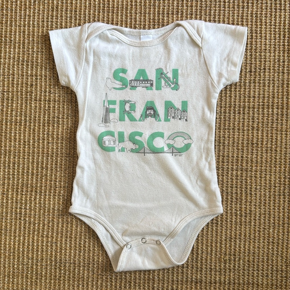San Francisco Short Sleeve Onesie 6-12m